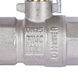 Кран шаровый Rommer 1/2"  ВН/ВН, ручка рычаг