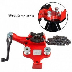 Цепные тиски Rotorica 6 (для труб диаметром от 1/8" до 6")