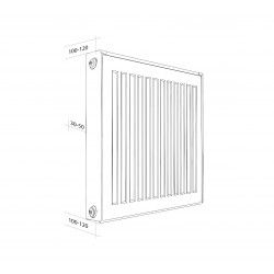 Радиатор панельный Royal Thermo COMPACT C11-500-2500 RAL9016