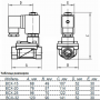 Клапан электромагнитный Unipump BCX-15 1/2" (нормально закрытый)